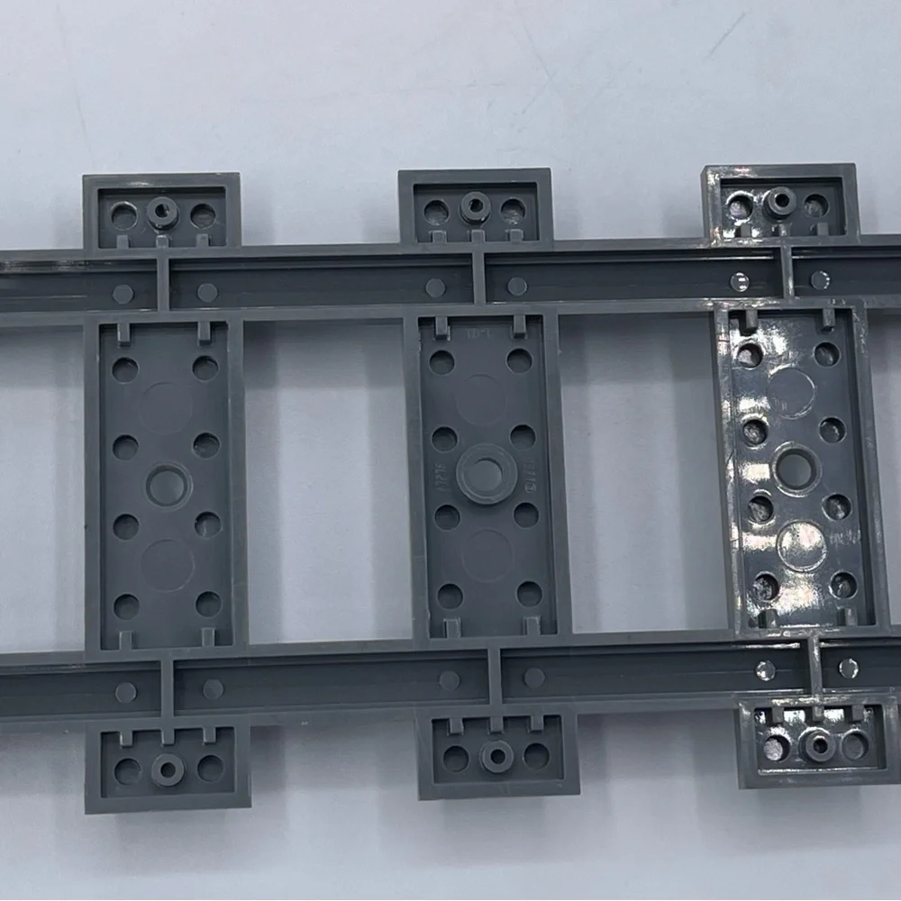 Lego ® City Gray Train Railroad Track Straight X1 Lot of 4 Straight Tracks Piece